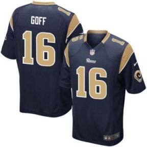 Nike Rams #16 Jared Goff Navy Men's 2016 Draft Pick Game Stitched Jersey