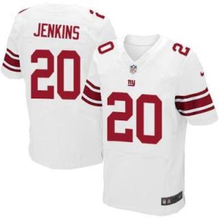 Nike New York Giants #20 Janoris Jenkins White Men's Stitched NFL Elite Jersey