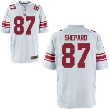 Men's New York Giants #87 Sterling Shepard Nike White NFL Elite Stitched Jersey