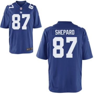 Men's New York Giants #87 Sterling Shepard Nike Royal NFL Game Stitched Jersey