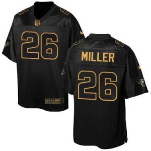 Nike Houston Texans #26 Lamar Miller Black Men's Stitched NFL Elite Pro Line Gold Collection Jersey