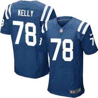 Nike Indianapolis Colts #78 Ryan Kelly Royal Blue Color Men's Stitched NFL Elite Jersey
