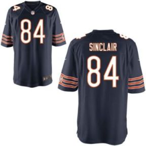 Men's Chicago Bears #84 Gannon SINCLAIR Nike Navy NFL Game Stitched Jersey