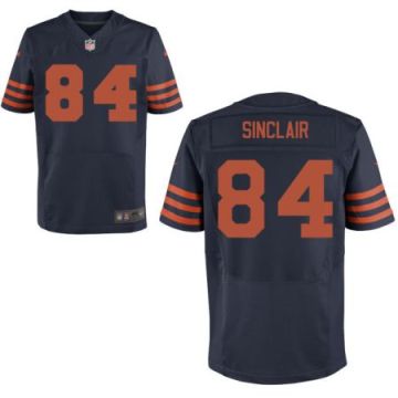 Mens Chicago Bears #84 Gannon SINCLAIR Nike Navy Blue NFL Alternate Elite Stitched Jersey