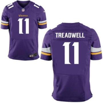 Men's Minnesota Vikings #11 Laquon Treadwell Nike Purple Elite Stitched NFL Jersey
