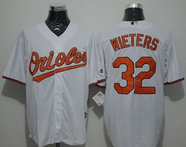 Baltimore Orioles #32 Matt Wieters White New Cool Base Stitched Baseball Jersey