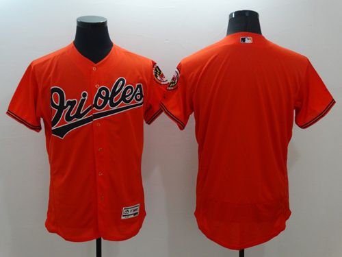Baltimore Orioles Blank Orange Flexbase Authentic Collection Stitched Baseball Jersey