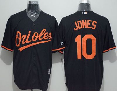 Baltimore Orioles #10 Adam Jones Black New Cool Base Stitched Baseball Jersey