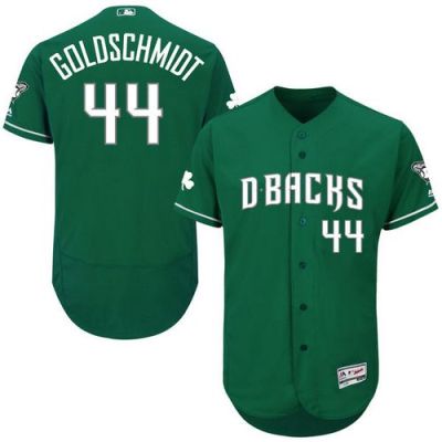 Arizona Diamondbacks #44 Paul Goldschmidt Majestic Green Celtic Flexbase Men's Authentic Collection Jersey