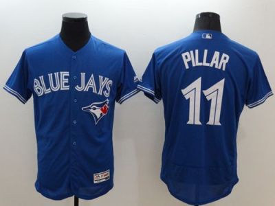 Blue Jays #11 Kevin Pillar Blue Flexbase Authentic Collection Stitched Baseball Jersey
