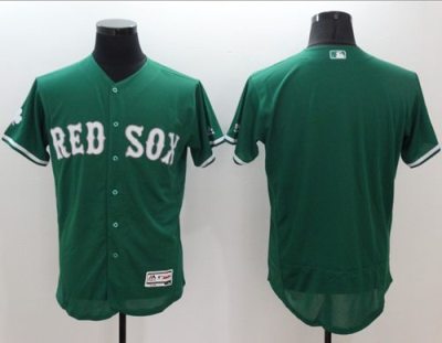 Boston Red Sox Blank Green Celtic Flexbase Authentic Collection Stitched Baseball Jersey