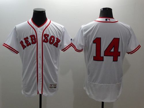 Boston Red Sox #14 Jim Rice Flexbase Authentic Collection Cooperstown Majestic Mens Stitched Baseball Jersey-White Boston Red Sox #14 Jim Rice Flexbase Authentic Collection Cooperstown Majestic Mens Stitched Baseball Jersey-White