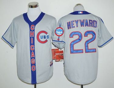 Chicago Cubs #22 Jason Heyward Grey Cooperstown Stitched Baseball Jersey