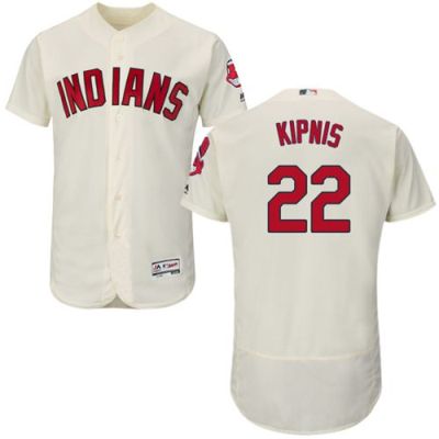 Cleveland Indians #22 Jason Kipnis Cream Flexbase Authentic Collection Stitched Baseball Jersey Cleveland Indians #22 Jason Kipnis Cream Flexbase Authentic Collection Stitched Baseball Jersey