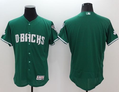 Diamondbacks Blank Green Celtic Flexbase Authentic Collection Stitched Baseball Jersey