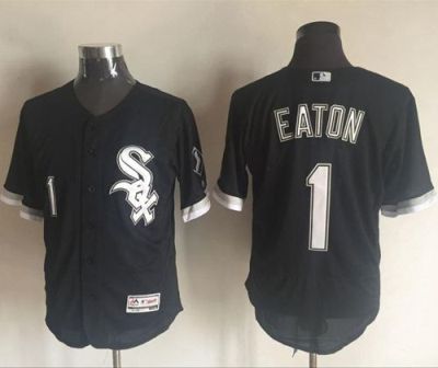 Chicago White Sox #1 Adam Eaton Black Flexbase Authentic Collection Stitched Baseball Jersey