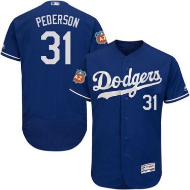 Los Angeles Dodgers #31 Joc Pederson Blue Flexbase Authentic Collection Stitched Baseball Jersey