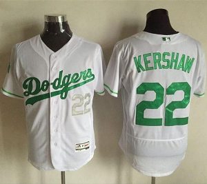 Los Angeles Dodgers #22 Clayton Kershaw White Celtic Flexbase Authentic Collection Stitched Baseball Jersey