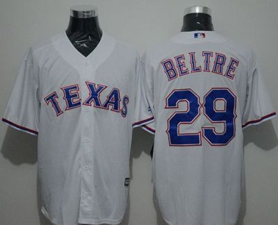 Mens Texas Rangers #29 Adrian Beltre White New Cool Base Stitched Baseball Jersey Mens Texas Rangers #29 Adrian Beltre White New Cool Base Stitched Baseball Jersey
