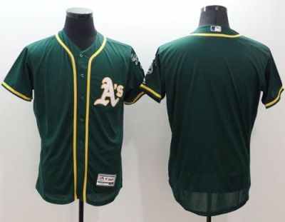 Oakland Athletics Blank Green Flexbase Authentic Collection Stitched Baseball Jersey
