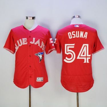 Toronto Blue Jays #54 Roberto Osuna Red Flex Base Authentic Collection Canada Day Stitched Baseball Jersey