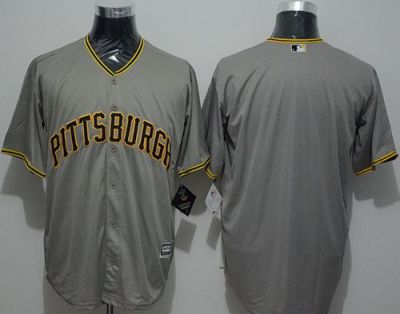 Pittsburgh Pirates Blank Grey New Cool Base Stitched Baseball Jersey Pittsburgh Pirates Blank Grey New Cool Base Stitched Baseball Jersey