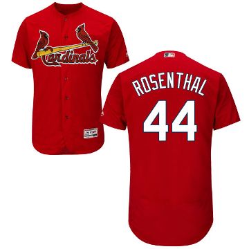 St Louis Cardinals #44 Trevor Rosenthal Men's Majestic Red Flexbase Authentic Collection Jersey