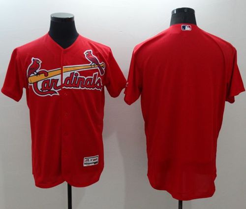 St Louis Cardinals Blank Red Flexbase Authentic Collection Stitched Baseball Jersey