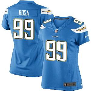 Women's Nike San Diego Chargers #99 Joey Bosa Electric Blue Alternate Stitched NFL New Limited Jersey