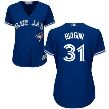 Women's Toronto Blue Jays #31 Joe Biagini Majestic Royal Cool Base Jersey