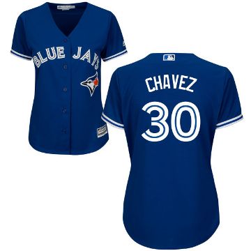 Women's Toronto Blue Jays #30 Jesse Chavez Majestic Royal Cool Base Jersey