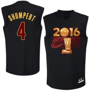 #4 Mens Cleveland Cavaliers Iman Shumpert Adidas Black 2016 Authentic NBA Finals Champions Jersey