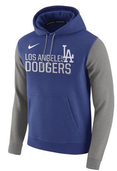Mens Los Angeles Dodgers Nike Royal Baseball Club Fleece Pullover Hoodie