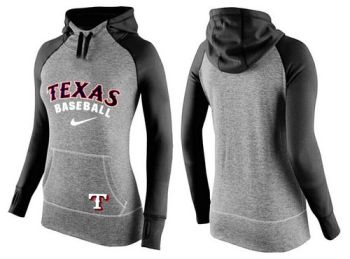 Baseball Texas Rangers Blank Nike Women's Hooded Sweatshirt Hoodie - 811148621