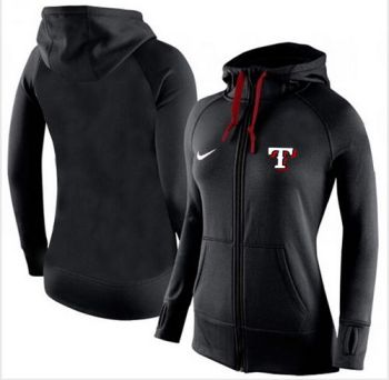 Baseball Texas Rangers Blank Nike Women's Hooded Sweatshirt Hoodie - 811148604