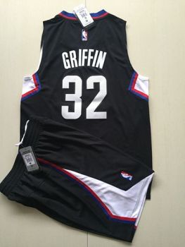Los Angeles Clippers #32 Blake Griffin Black Alternate Stitched NBA Kits Jersey