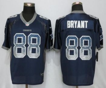 Mens Dallas Cowboys #88 Dez Bryant New Nike Blue Drift Fashion Elite Stitched NFL Jersey