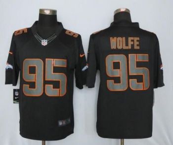 Mens Denver Broncos #95 Derek Wolfe New Nike Black Impact Limited Stitched NFL Jersey
