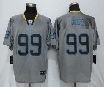 Mens San Diego Charger #99 Joey Bosa New Nike Lights Out Gray NFL Stitched Elite Jersey