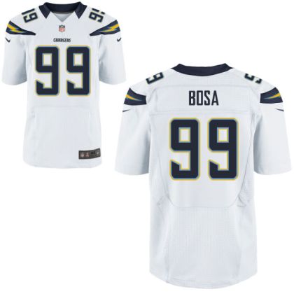 Mens San Diego Chargers #99 Joey Bosa Nike White Sittched Elite NFL Jersey