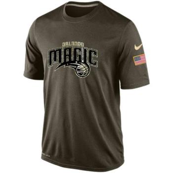 NBA Orlando Magic Green Salute To Service Mens Nike Dri-FIT T-Shirt