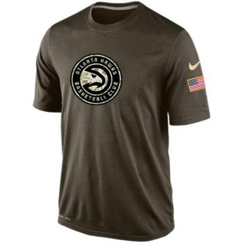 NBA Atlanta Hawks Green Salute To Service Mens Nike Dri-FIT T-Shirt