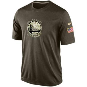 NBA Golden State Warriors Green Salute To Service Mens Nike Dri-FIT T-Shirt