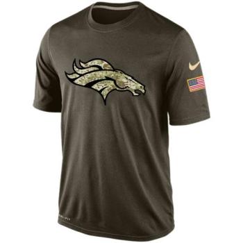 Mens Denver Broncos Nike Green Salute To Service Dri-FIT T-Shirt