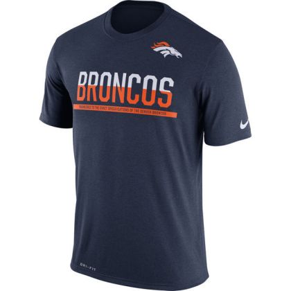 Mens T-Shirt_NFL Denver Broncos Nike Navy Team Practice Legend Performance Dri-FIT T-Shirt