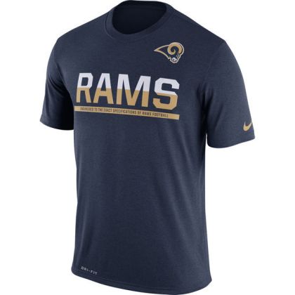 Mens T-Shirt_NFL Los Angeles Rams Nike Ny Team Practice Legend Performance Dri-FIT T-Shirt