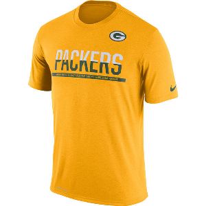 Mens T-Shirt_NFL Green Bay Packers Nike Gold Team Practice Legend Performance Dri-FIT T-Shirt