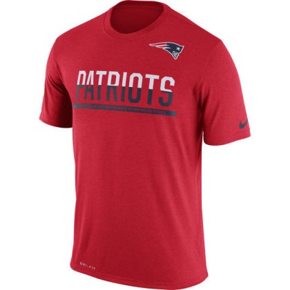 Mens T-Shirt_NFL New England Patriots Nike Red Team Practice Legend Performance Dri-FIT T-Shirt