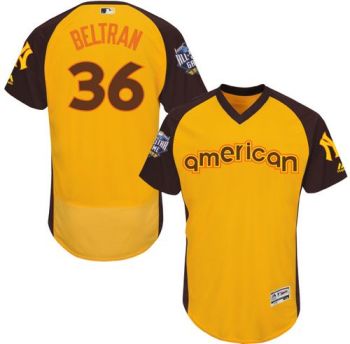 Mens New York Yankees #36 Carlos Beltran 2016 All-Stars Home Run Derby Flexbase Baseball Jersey