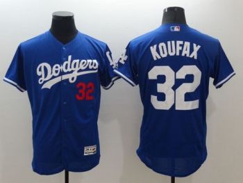 Mens Los Angeles Dodgers #32 Sandy Koufax Royal Blue Stitched 2016 Flexbase Authentic Baseball Jersey Mens Los Angeles Dodgers #32 Sandy Koufax Royal Blue Stitched 2016 Flexbase Authentic Baseball Jersey